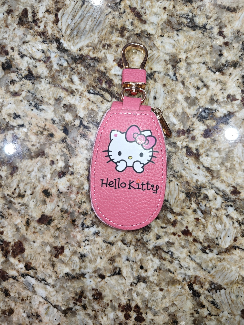 Hello Kitty Pink Keychain Clip
